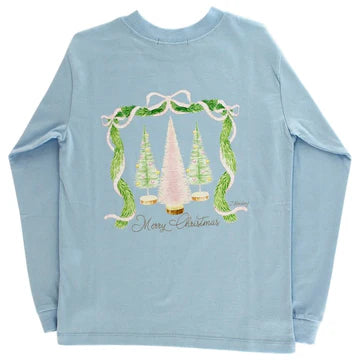 Girls L/S Christmas Tree Tee