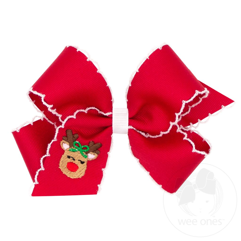 Reindeer Christmas Bow