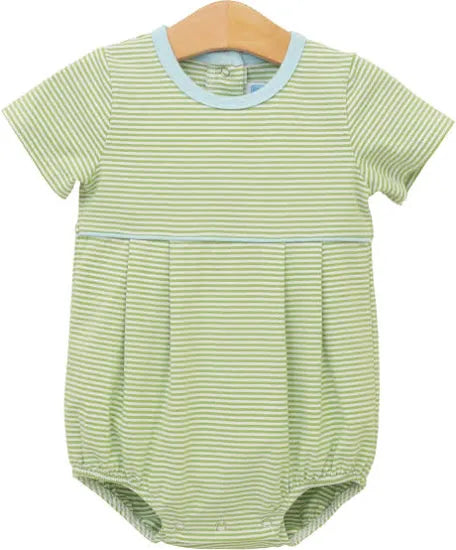 Bentley Bubble - Green Stripe/Light Blue