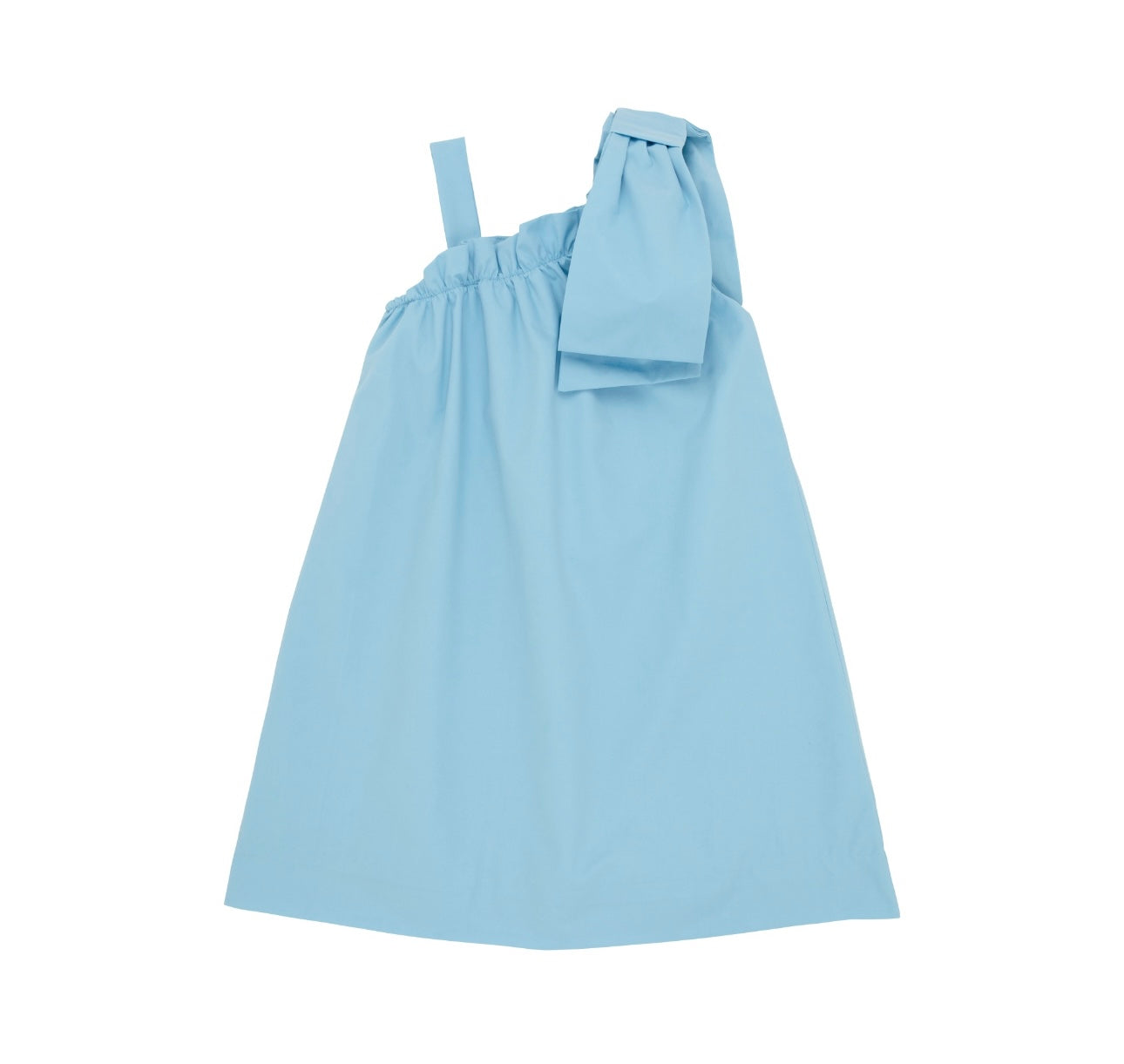 Maebelle Bow Dress - Brookline Blue