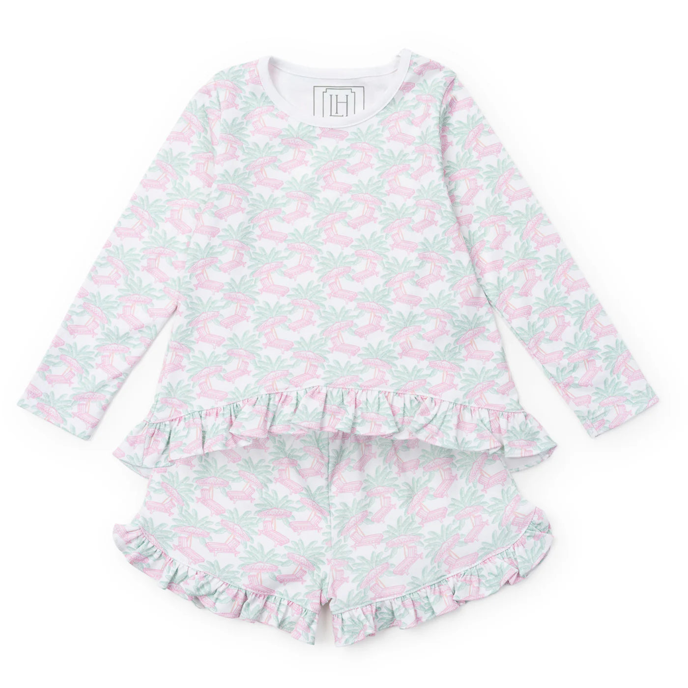 Rorie Short Set - Poolside Palms