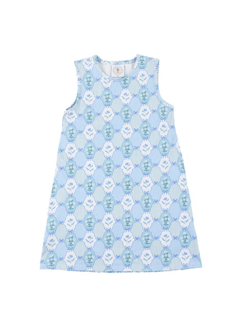 Floral Blues Susie Swing Dress