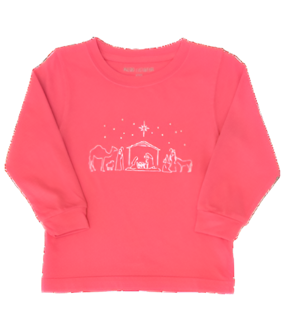 Pink Nativity LS