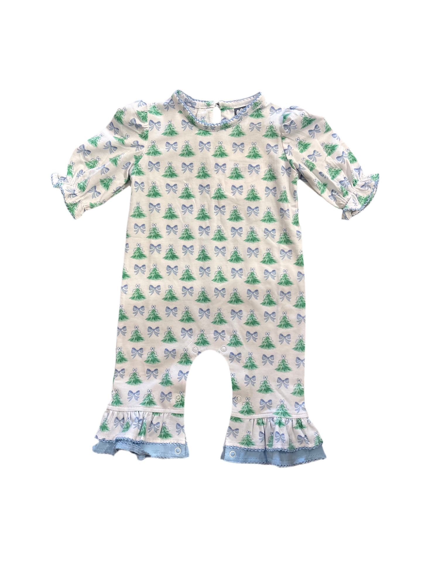 Christmas Tree & Bow Romper