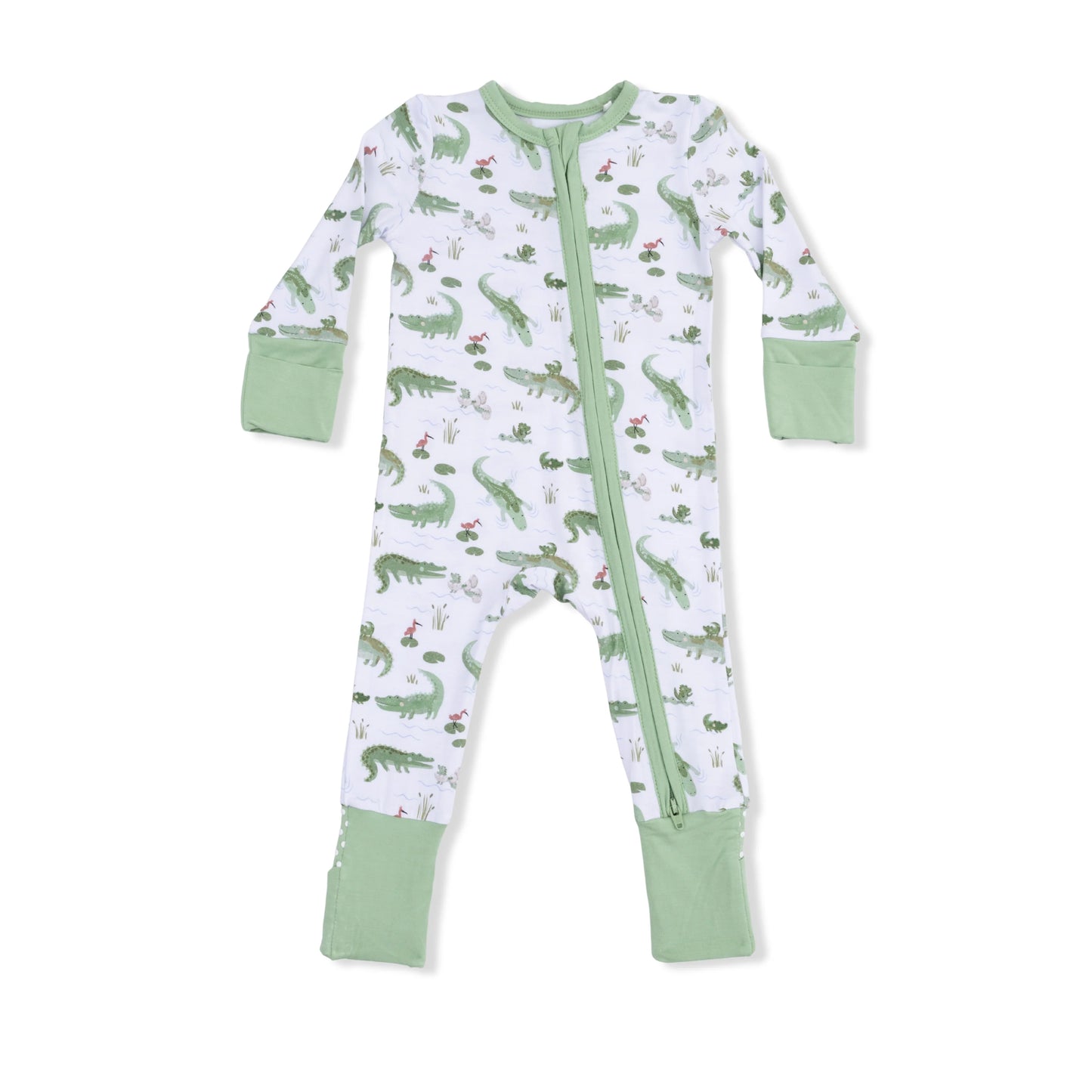 Crayon Alligators Convertible Romper