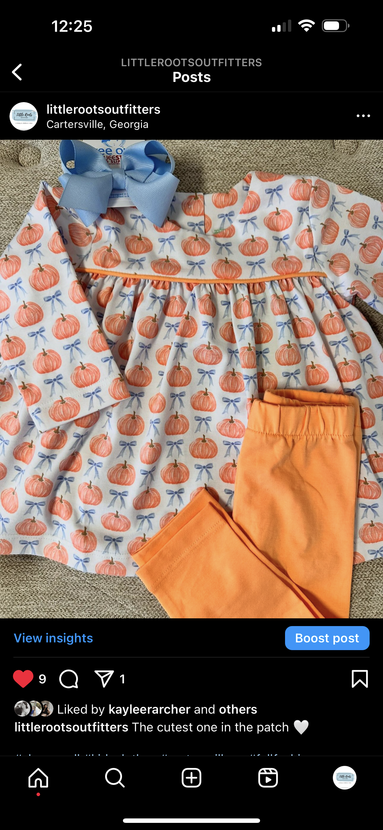 Orange Pumpkin Swing Top & Leggings