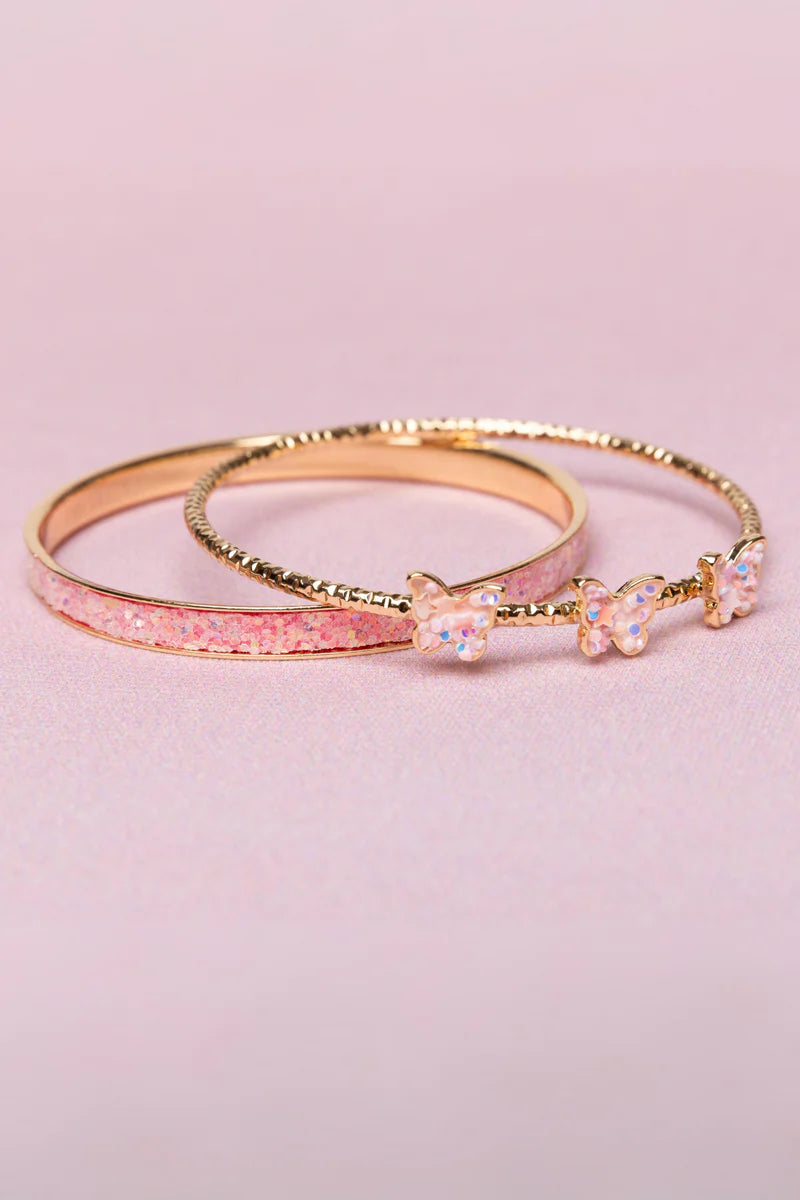 Boutique Chic Butterfly Bangles, 2 pc.