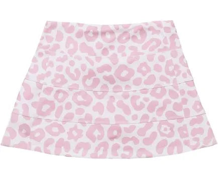 Pink Leopard Tennis Skort