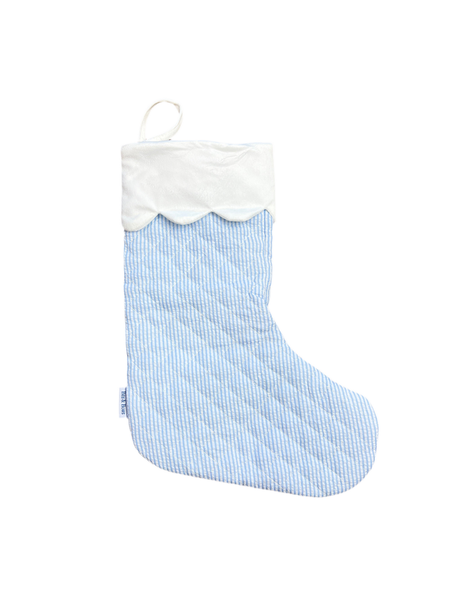 Blue Stripe Boys Stocking