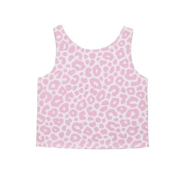 Pink Leopard Razorback Top