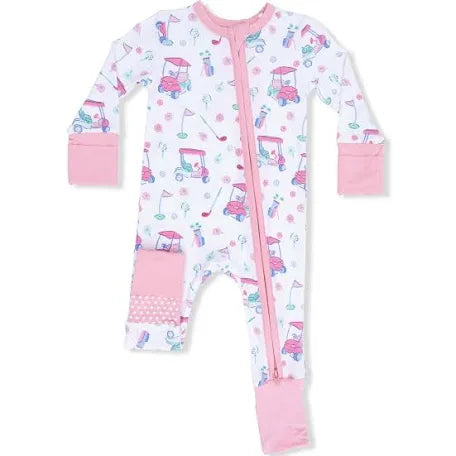 Golf Carts & Flowers Convertible Romper