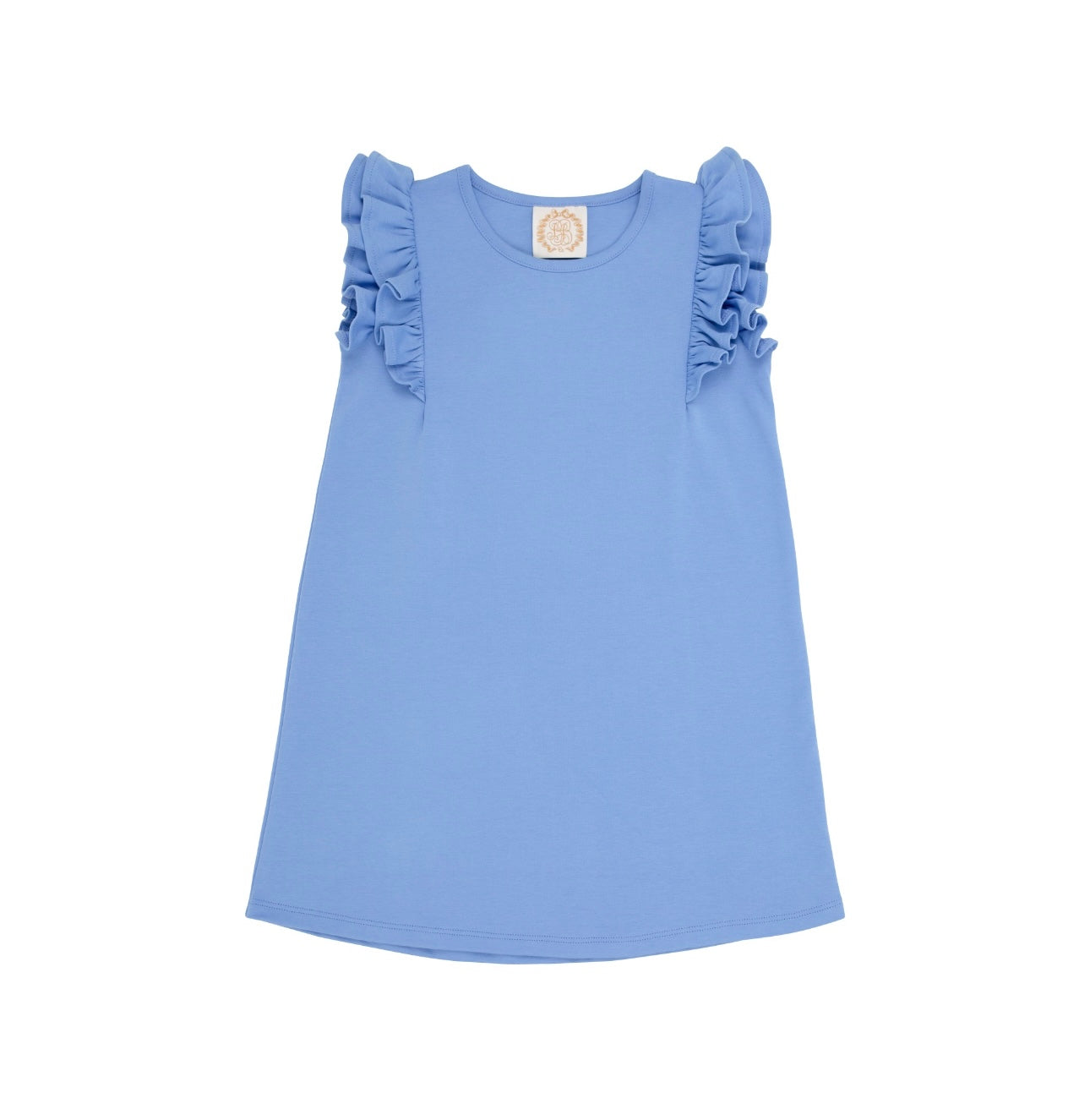 Ruehling Ruffle Dress - Barbados Blue