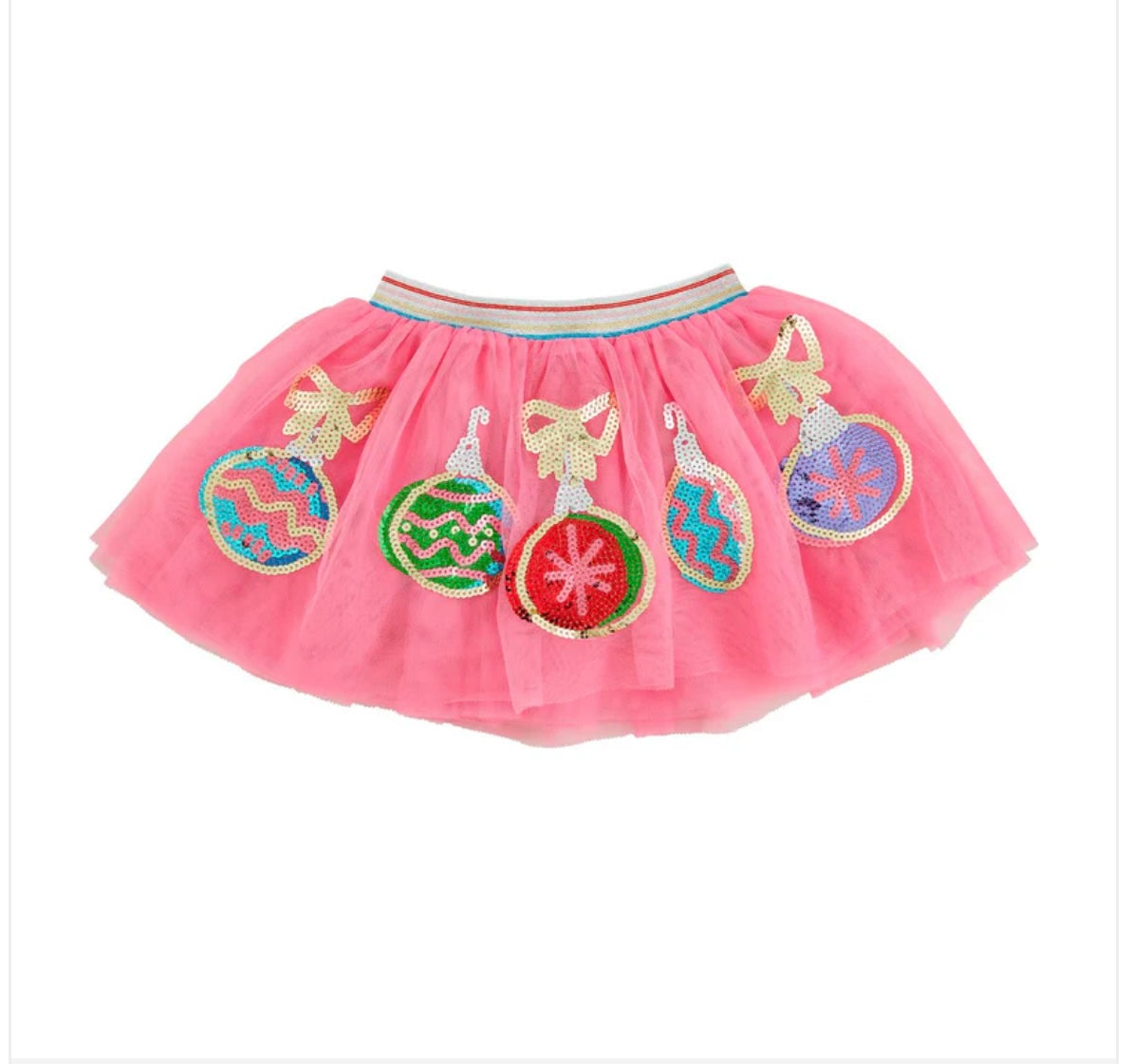 Pink Christmas Sequin Tutu
