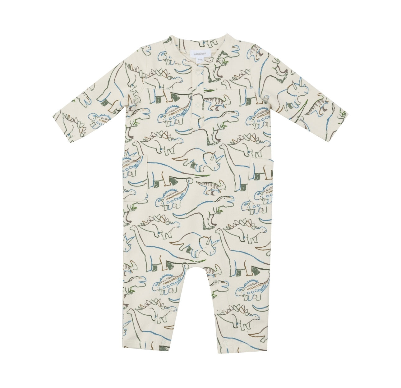 French Terry Dinos Romper