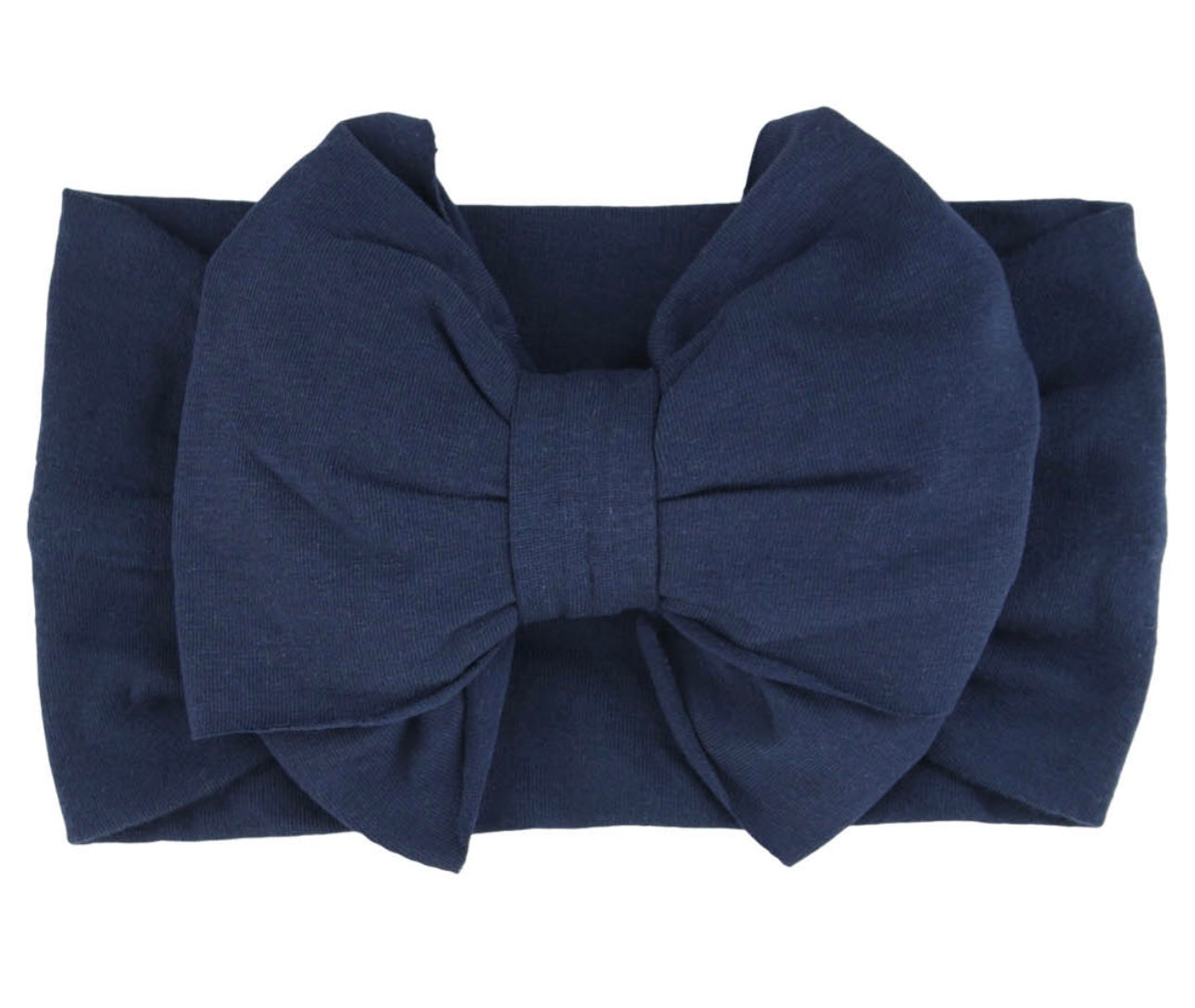 Dark Navy Big Bow Headband