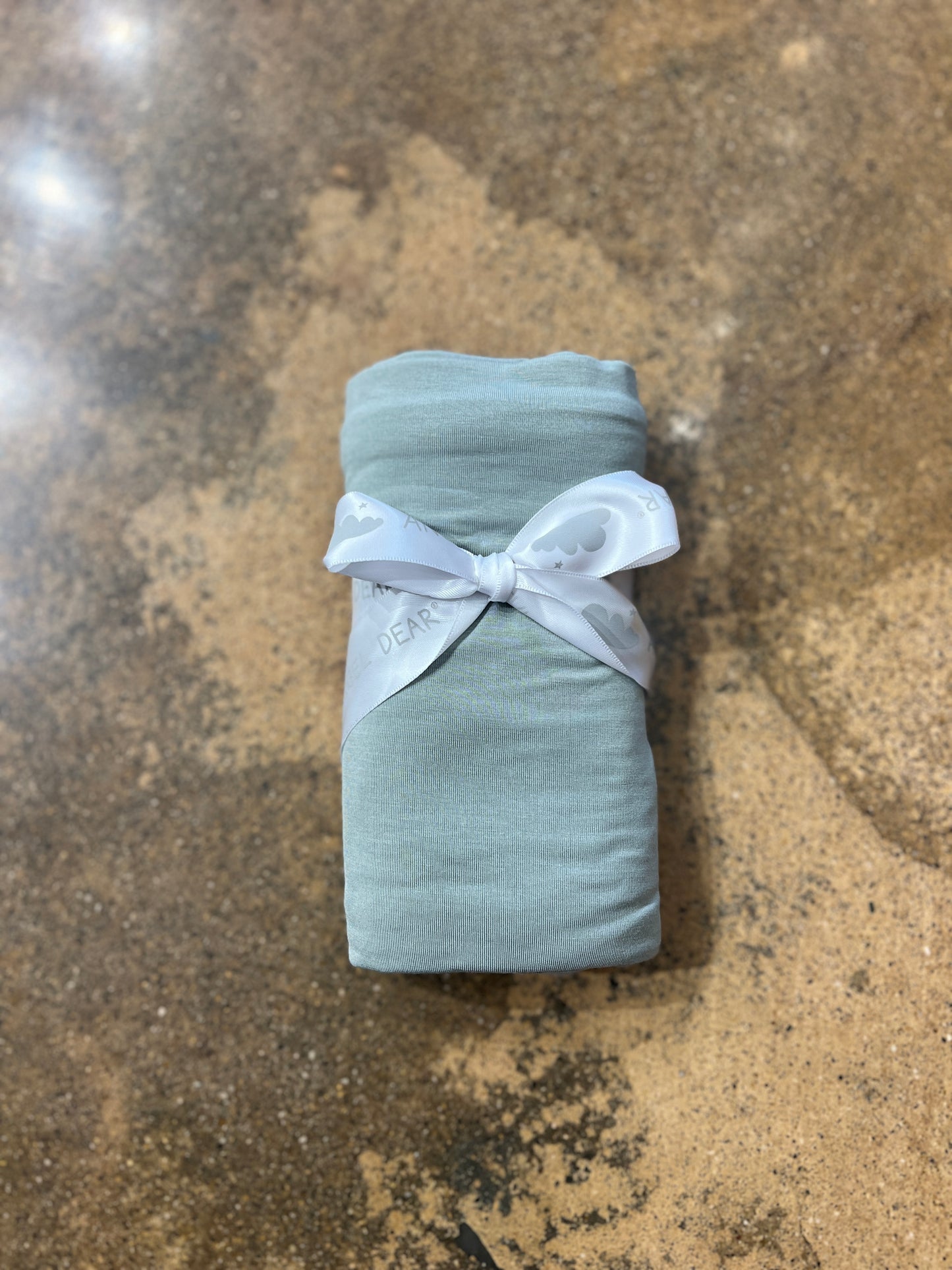 Solid Desert Sage Swaddle Blanket