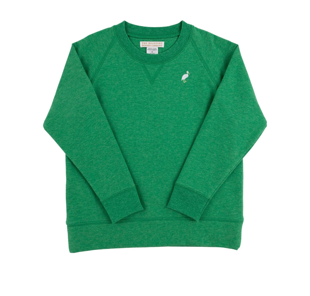 Gibson Island Green Cassidy Crewneck Boys - Heathered