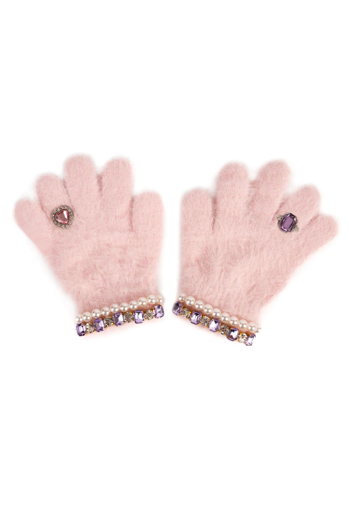 Light Pink Boujee Bijou Gloves