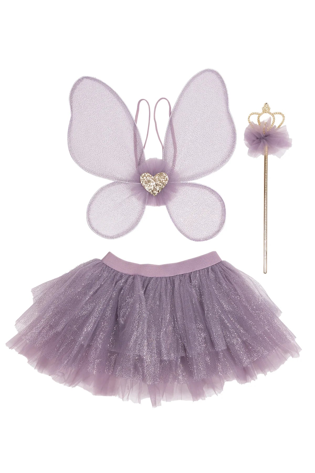 Royal Fairy Princess Skirt Set - Purple