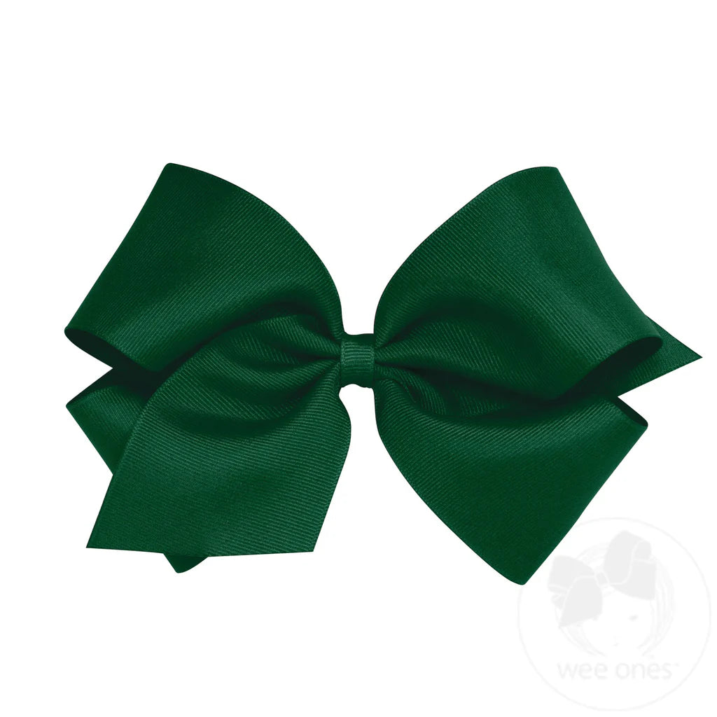 Mini King Bow - Forest Green