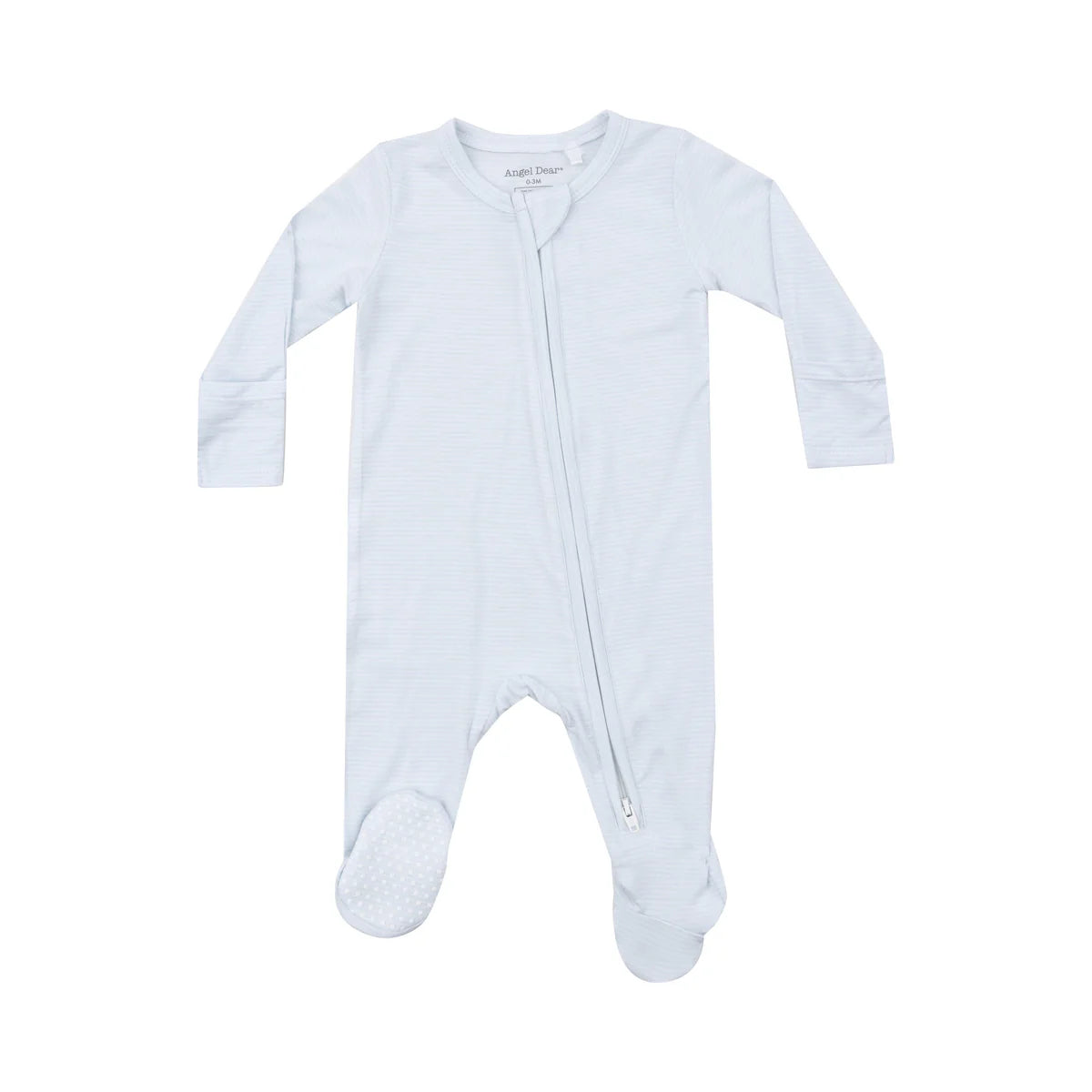 Light Blue Stripe Footed Sleeper