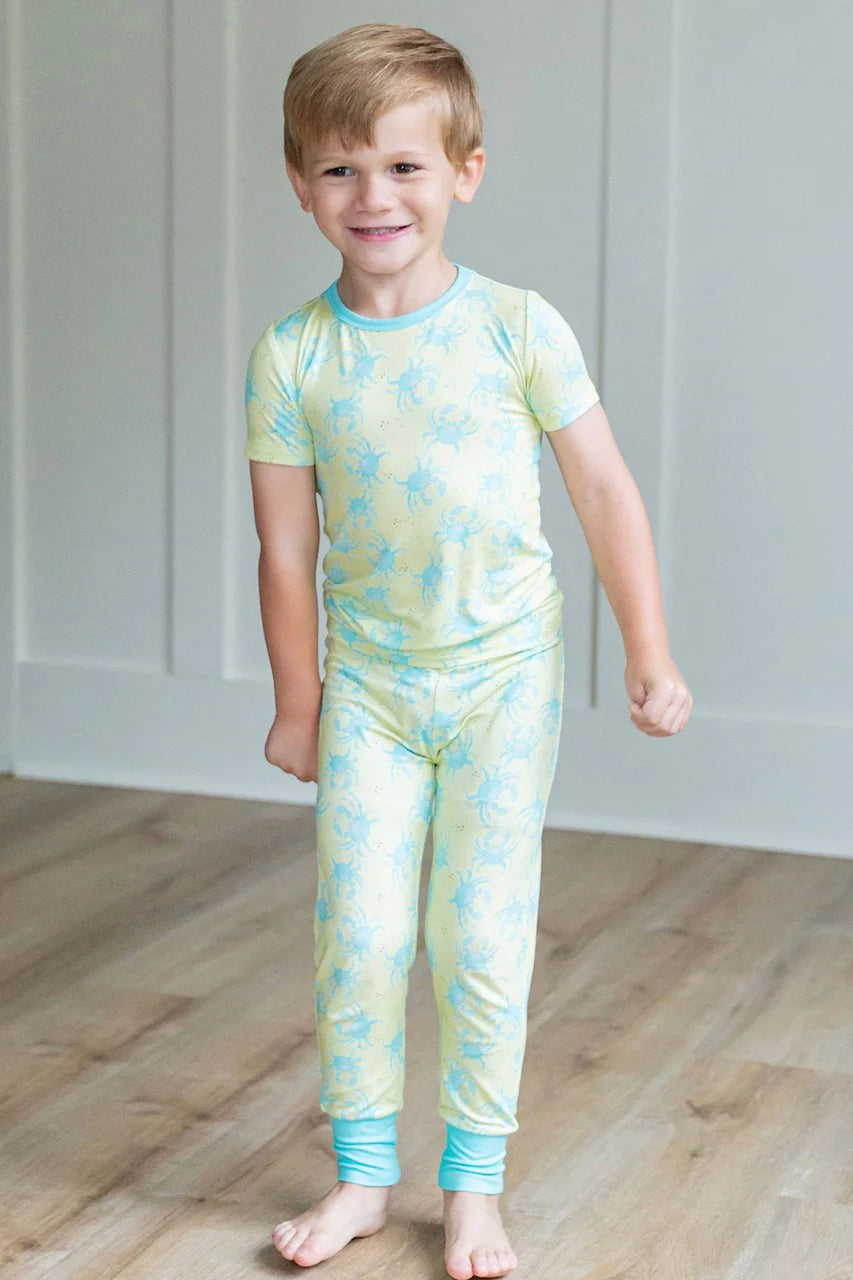 Yellow & Blue Crab PJ's