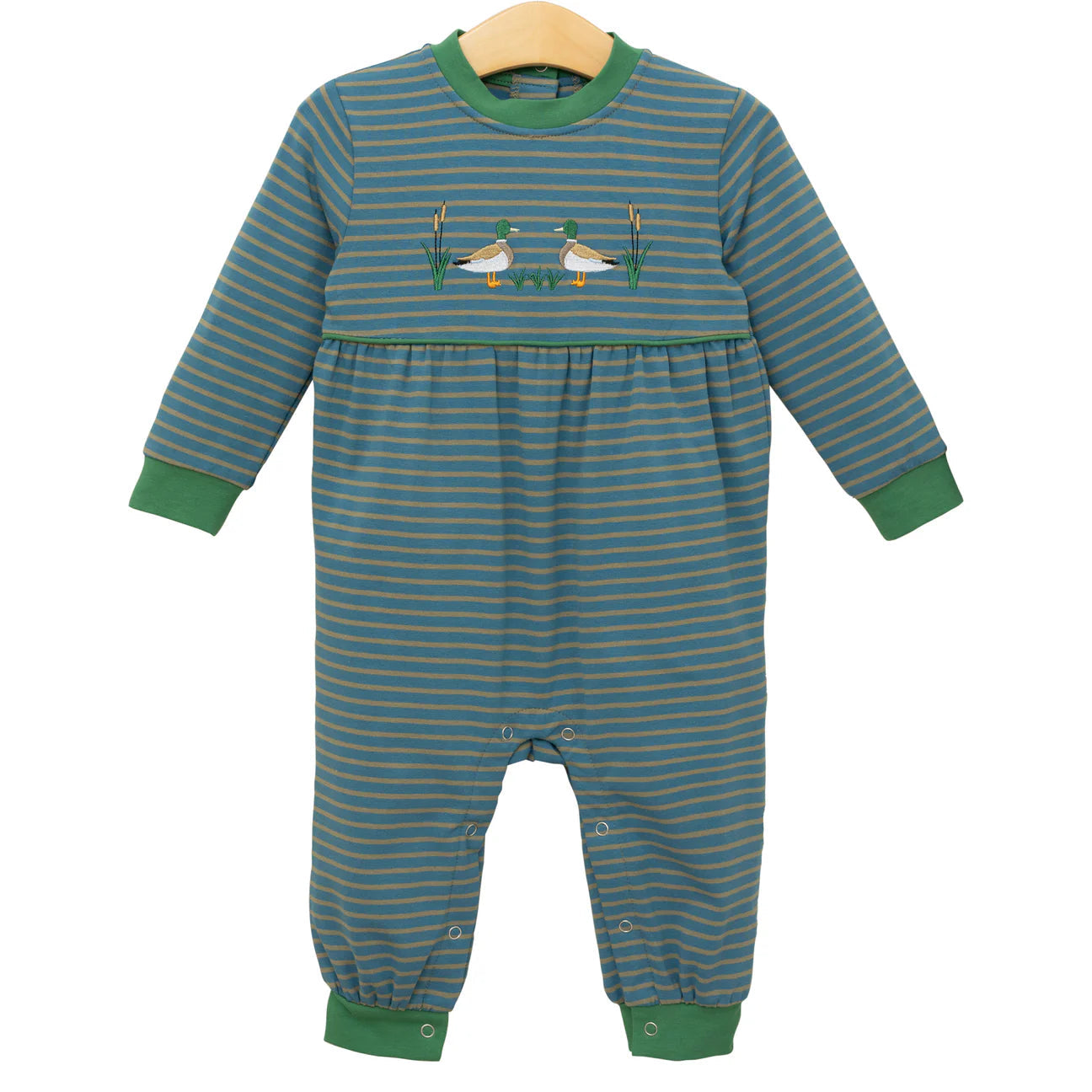 Mallard Embroidery Romper