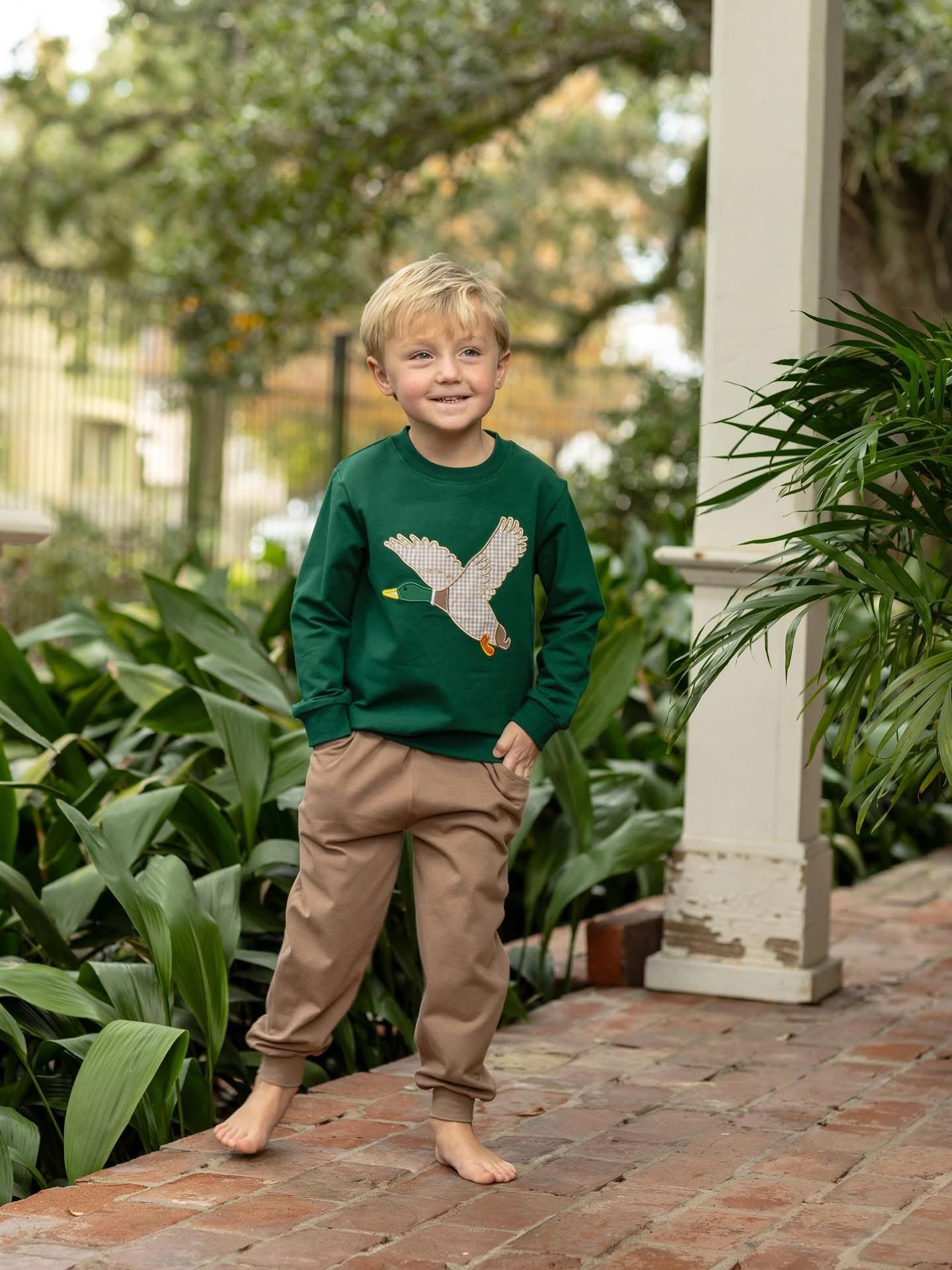 French Terry Pullover - Mallard