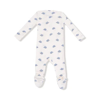 Petite Cowboy Hats Zipper Footie