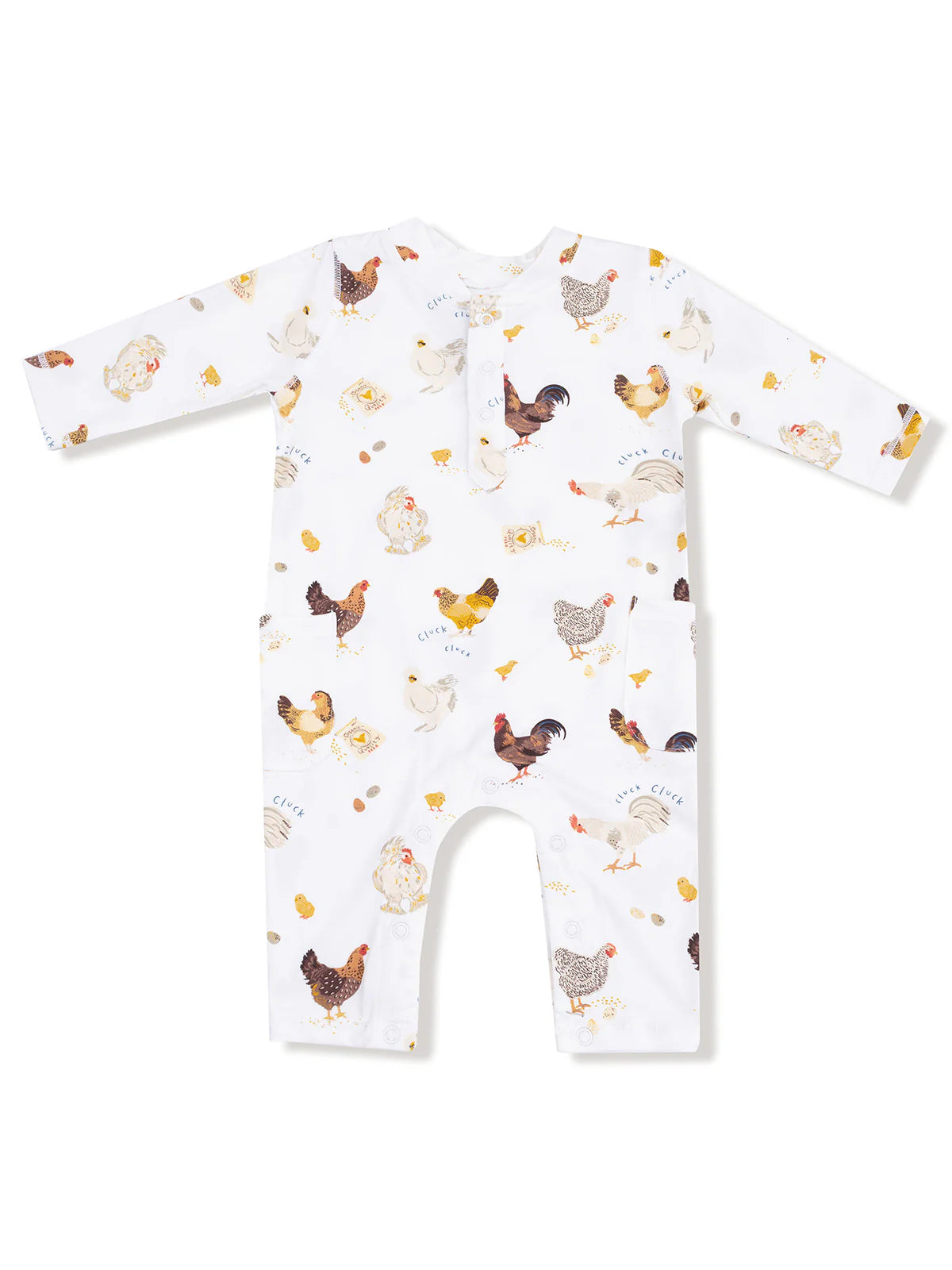 White Chicken Romper