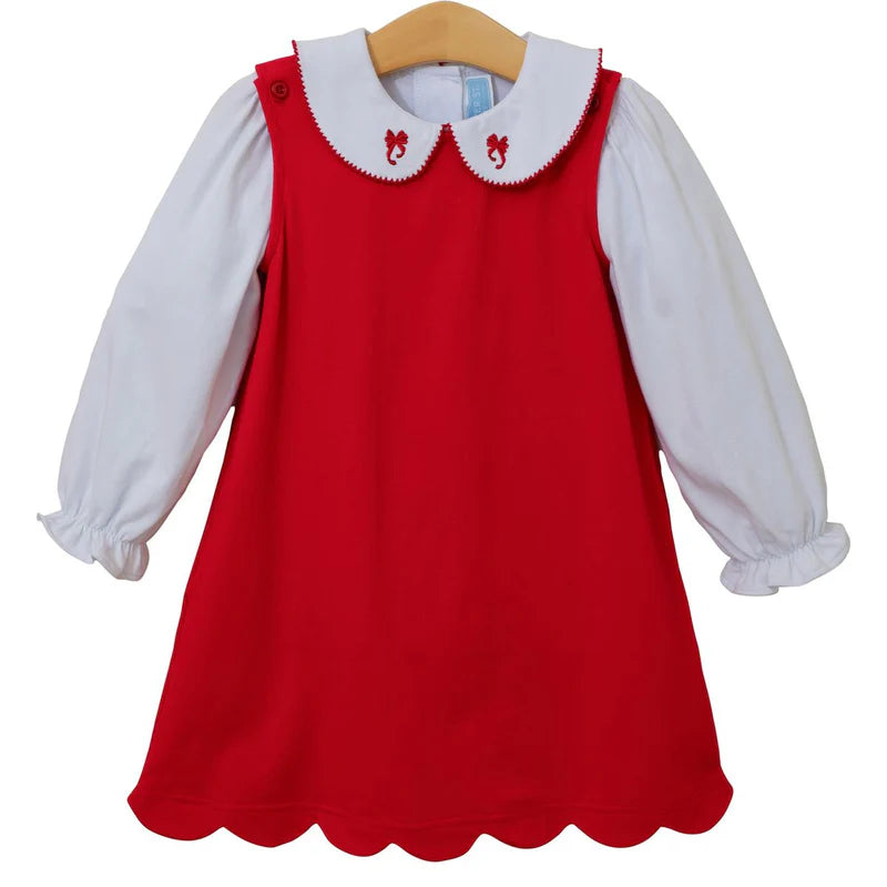 Holiday Bow Dress Set