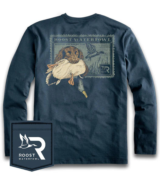 Roost Boykin Stamp LS Tee