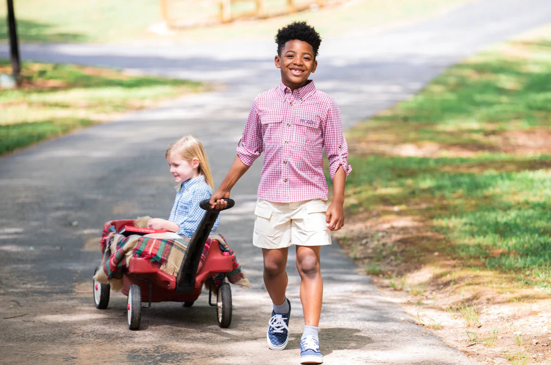 L/S Fishing Shirt - Winterberry Plaid