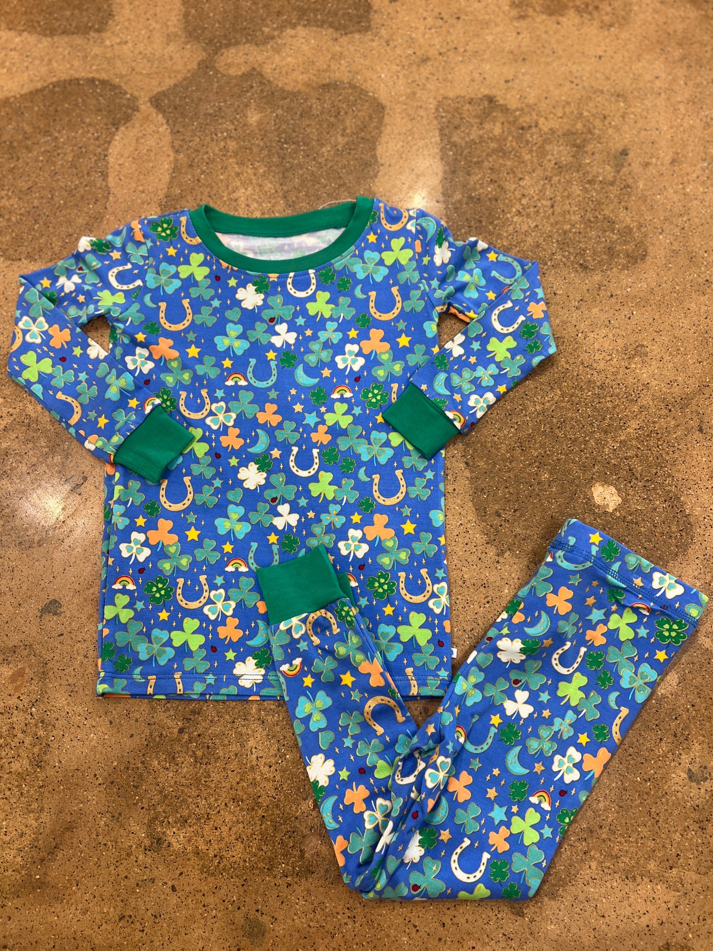 Blue Lucky Day LS Pajama