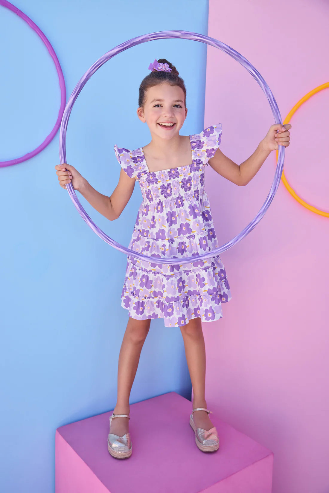 Piccadilly Purple Twirl Dress