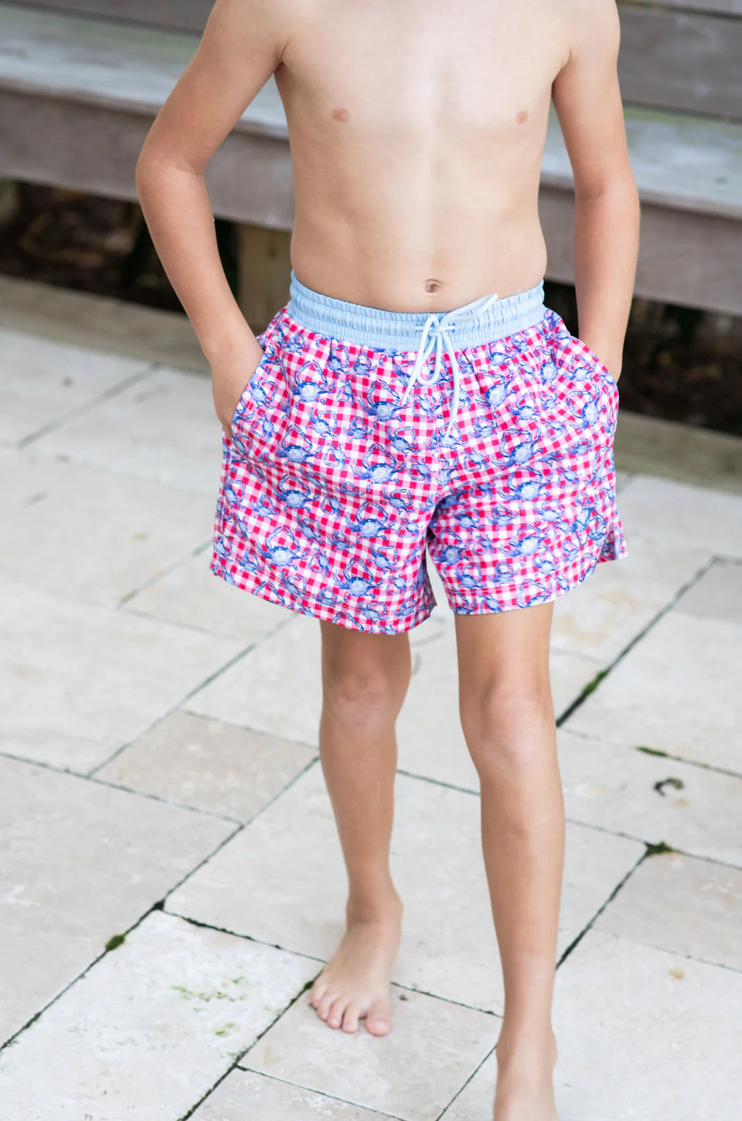 Americana Crab Swim Trunks