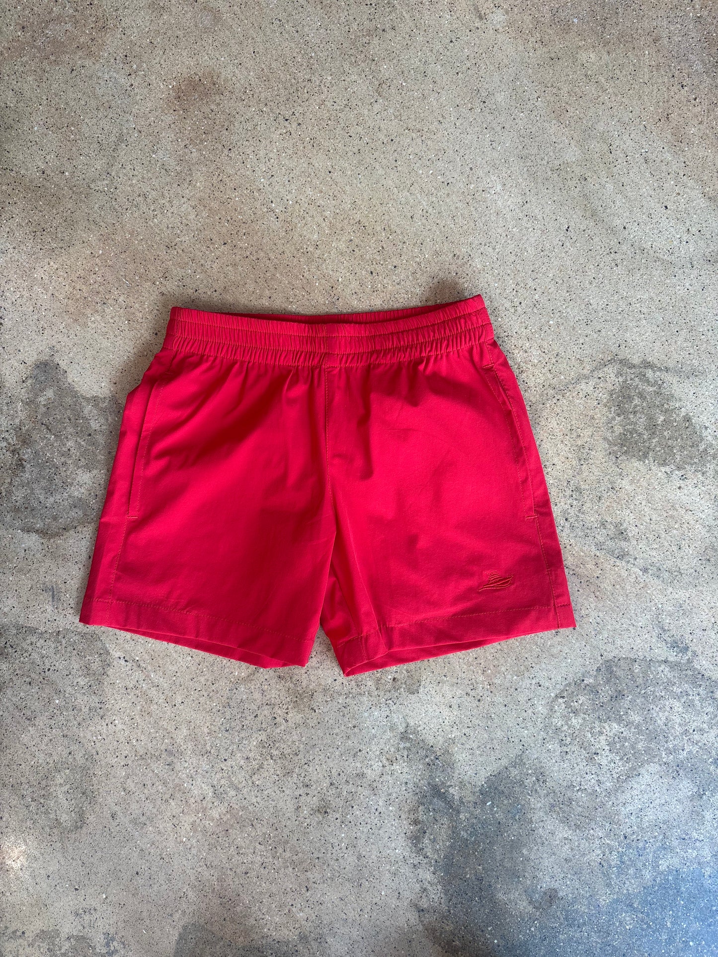 Red Performance Shorts