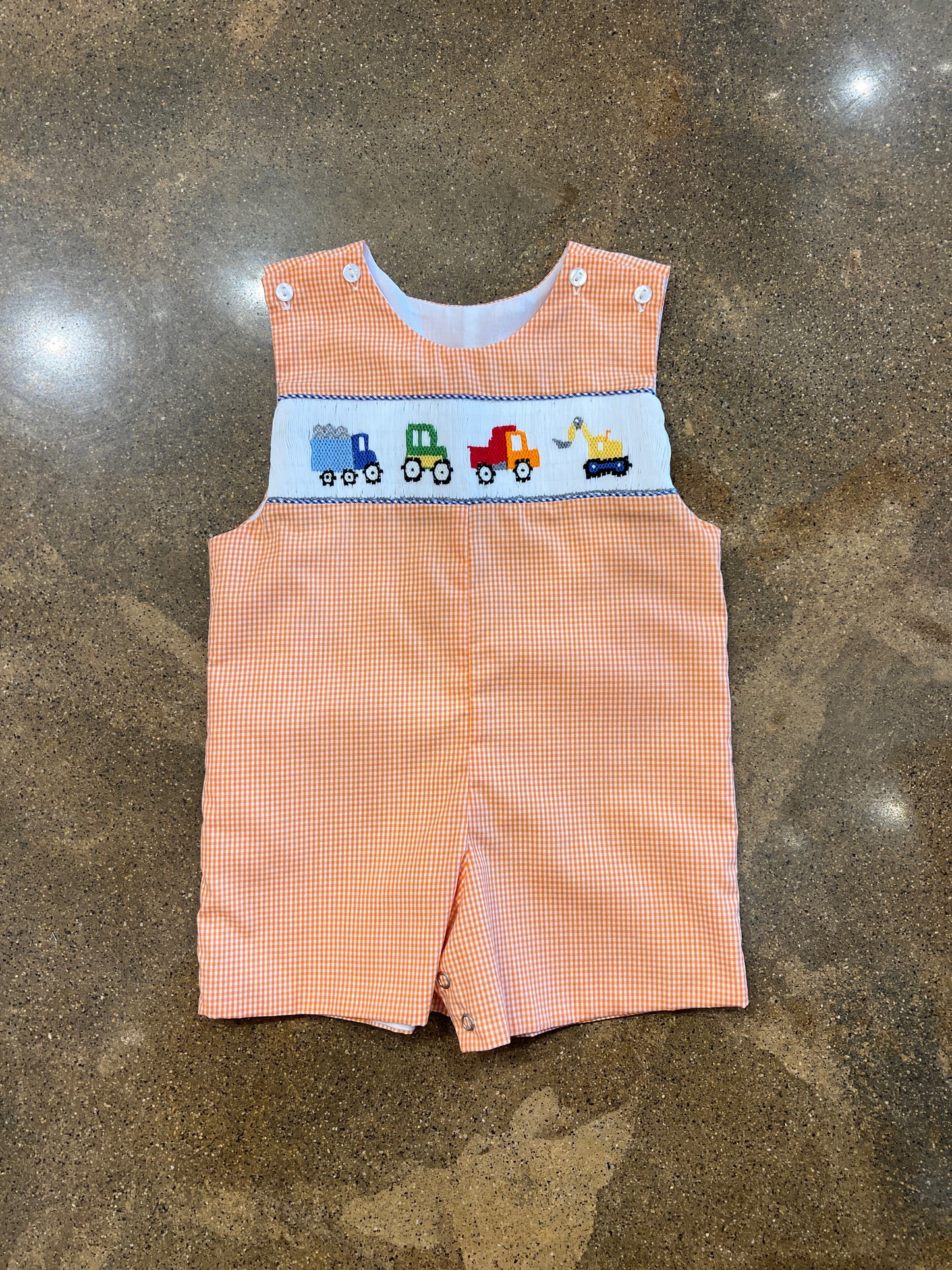 Dump Truck Smocked Shortall
