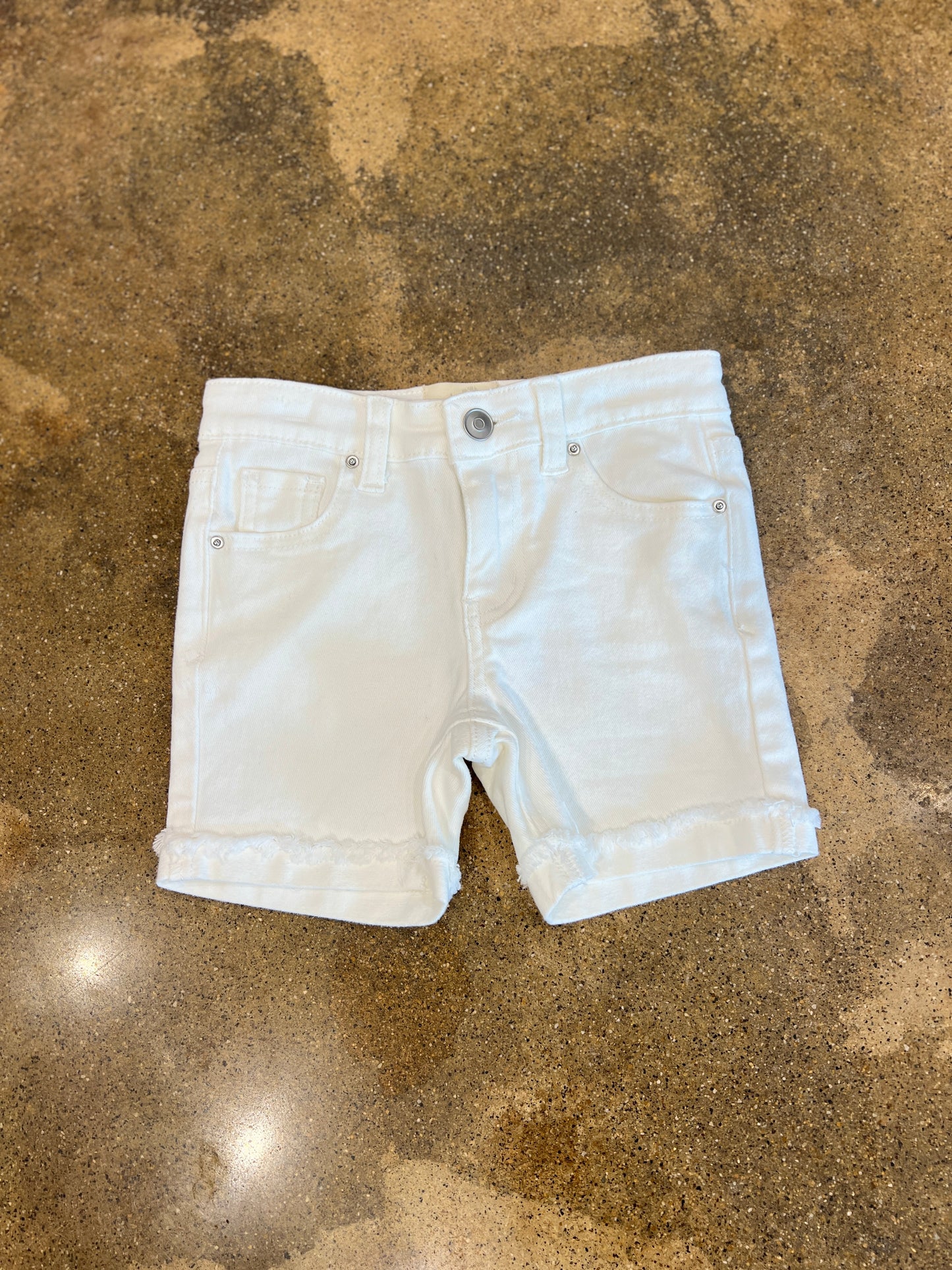 White Kelsey Shorts