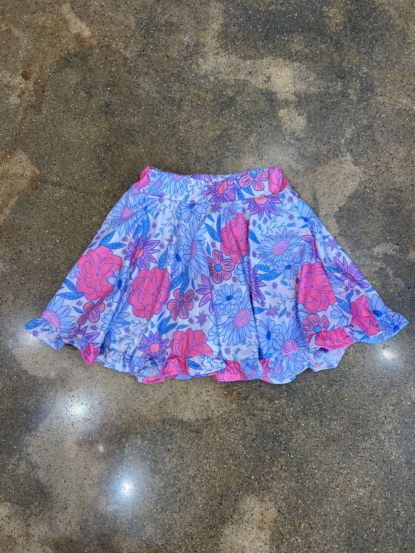 Sweet Springtime Ruffle Twirl Skort