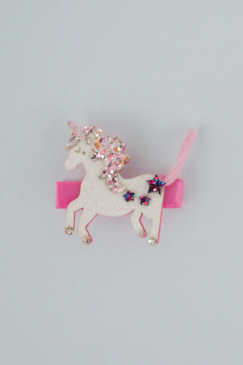 Tassy Tail Unicorn Hair Clip