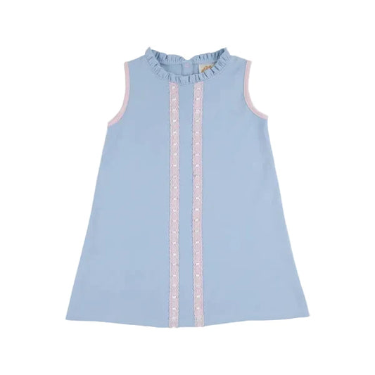 Lizzie's Luxe Dress Beale Street Blue/Palm Beach Pink