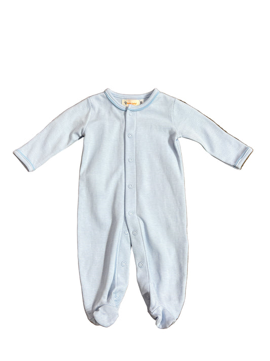 Blue Stripe Footie