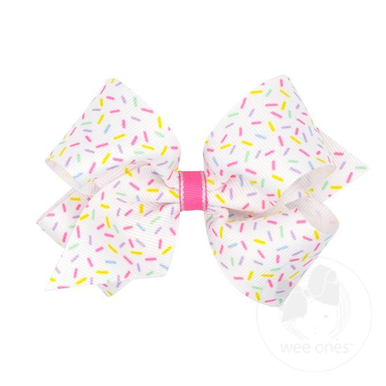 Sprinkles Grosgrain Bow - Medium