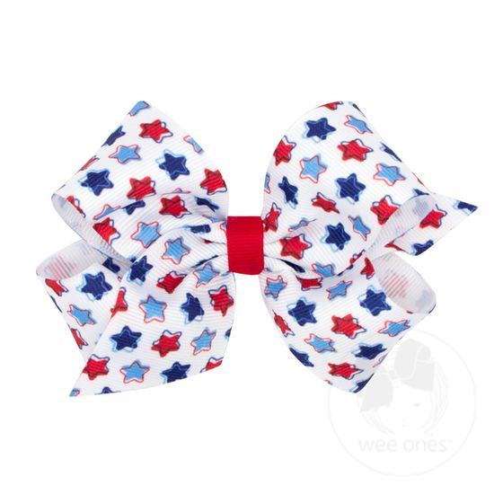 Star Spangled Stars Bow - Medium