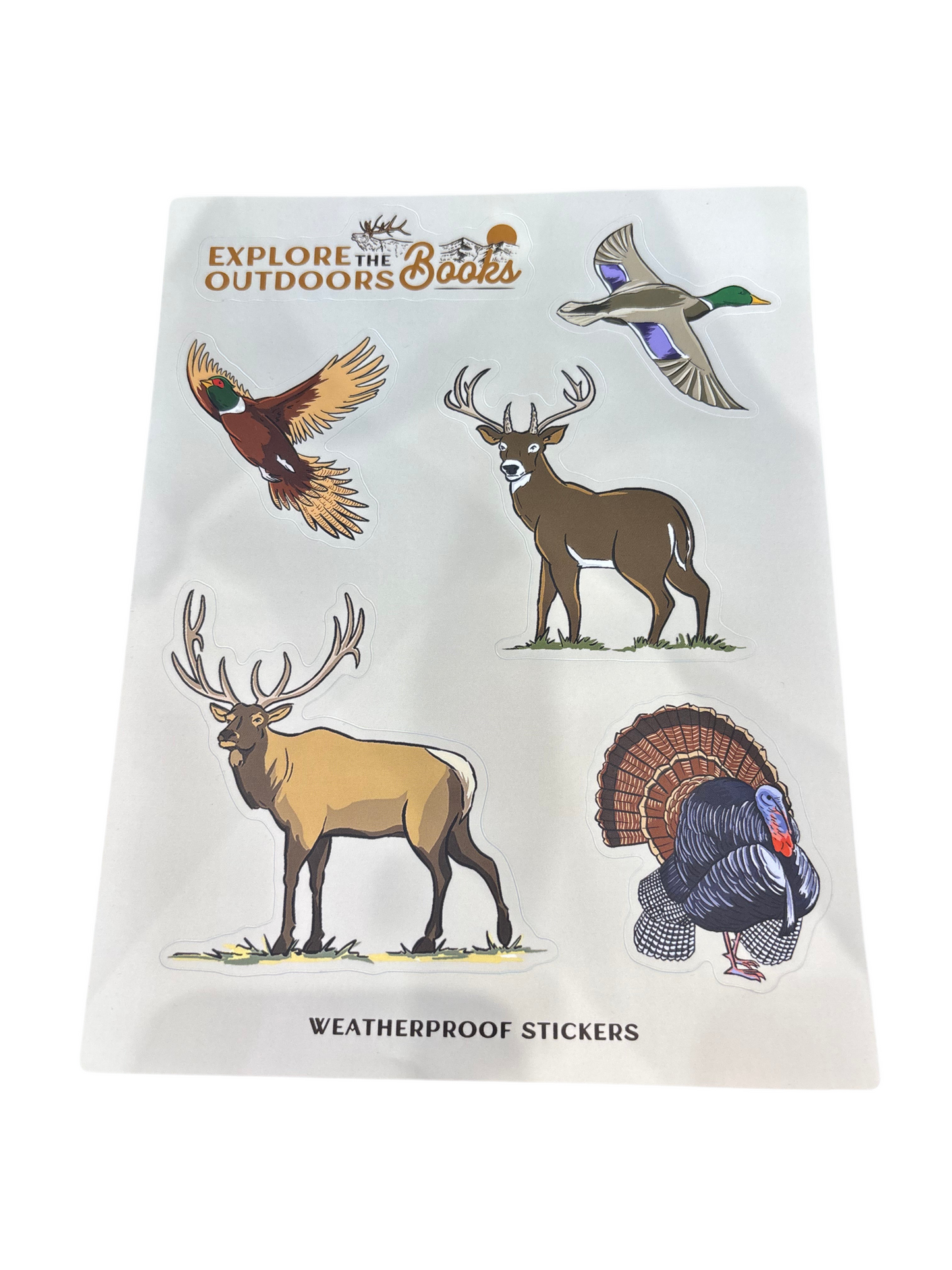 Hunting Weatherproof Sticker Sheet