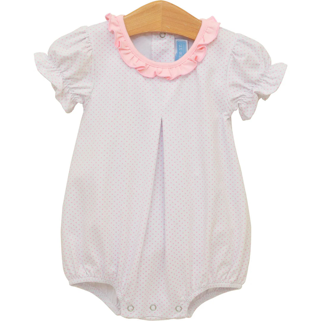 Harriet Bubble - Light Pink Bitty Dot