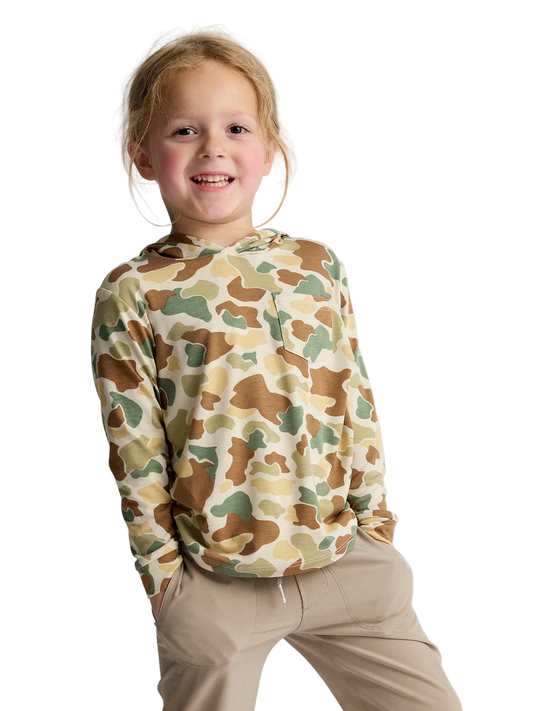 Bamboo Shade Hoodie - Vintage Camo