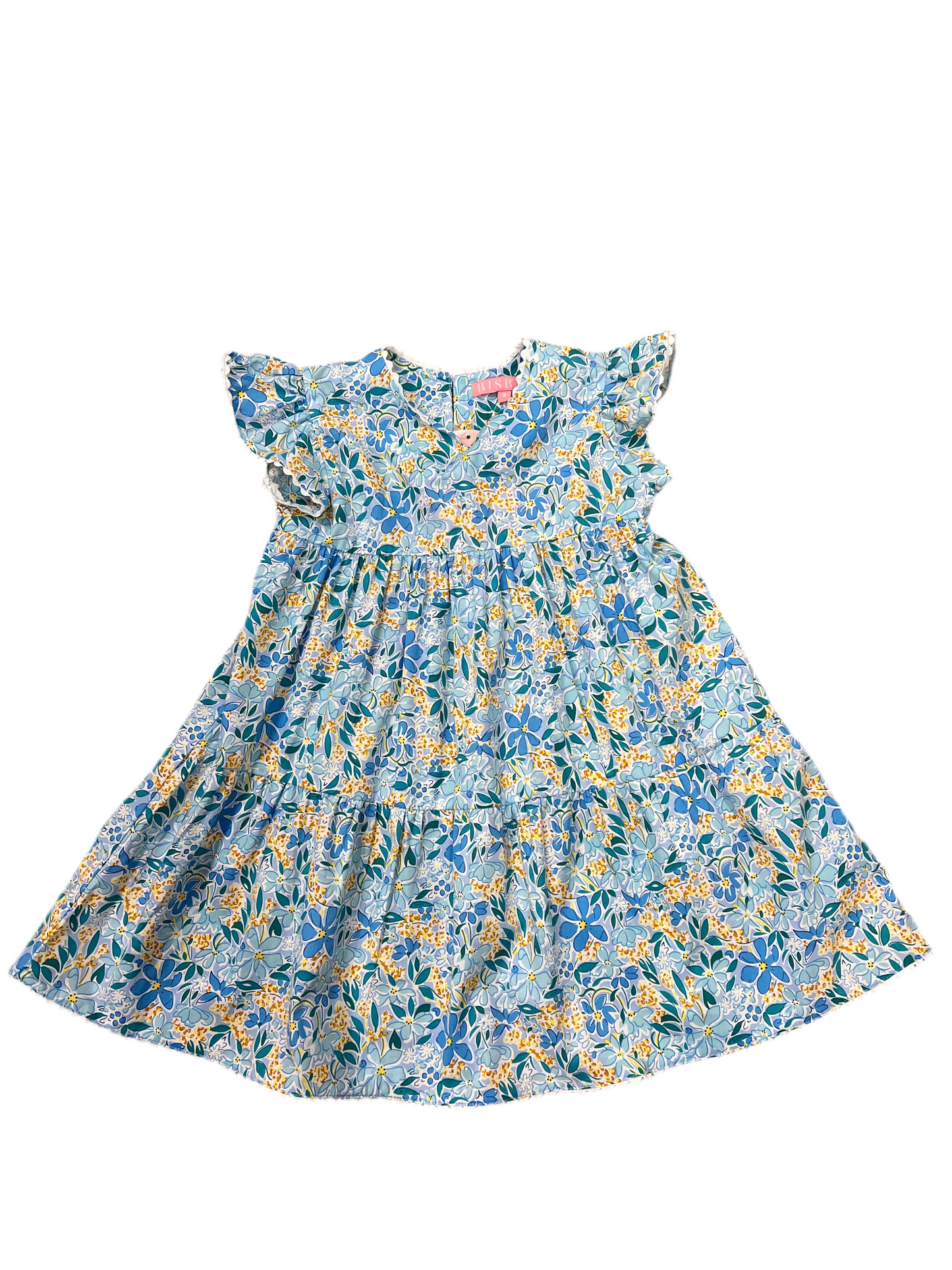 Positano Dress - Frangipani Blue