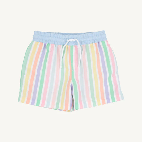 Tortola Swim Trunks - Southampton Stripe/Worth Ave White